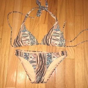 VTG Y2K Rare! Victoria’s Secret Very Sexy Tribal Aztec Zebra Print Swimsuit🦓